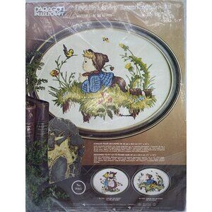 Hummel Boy with Bird Needlecraft Kit 11" x 14" National Paragon Corp 0465